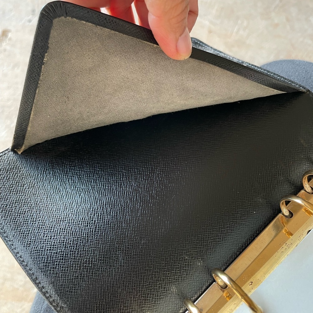 Authentic Louis Vuitton Agenda MM blue Epi - Picture 14 of 15